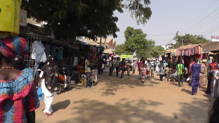Stadt Mbour eindrücke