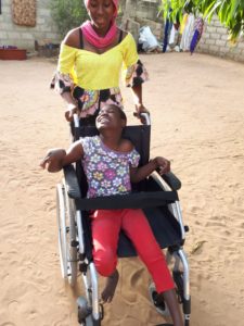 Behinderte Rollstuhl